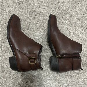 Women’s Brown faux-leather Ankle Boots